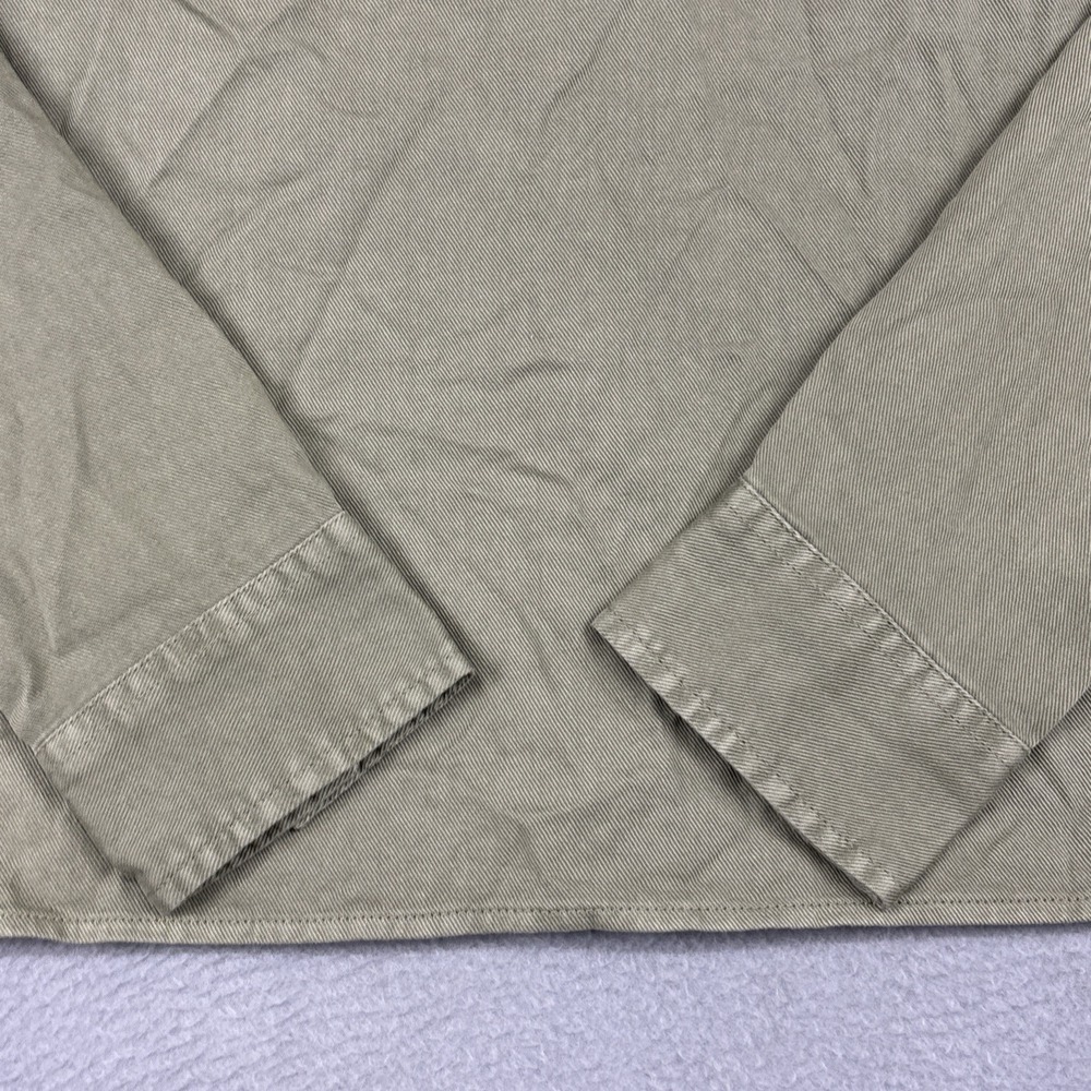 NWT American Eagle Cropped Military Hooded Shirt Jacket Shacket Olive Womens XS - Picture 11 of 14